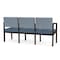 Lesro 3 Seat Tandem Seating W/ No Center Arms, 65 in W 26 in L 31.5 in H, Lenox Series LW3101 - alternate 3
